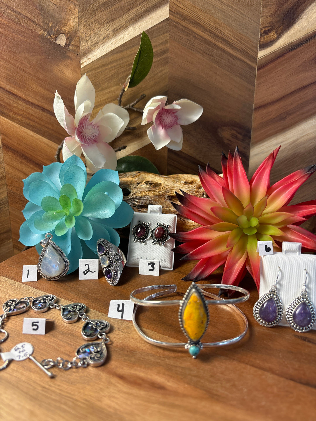 RESERVED FOR: Ruth Adedji 7/28/24- 6 Sterling Silver Items