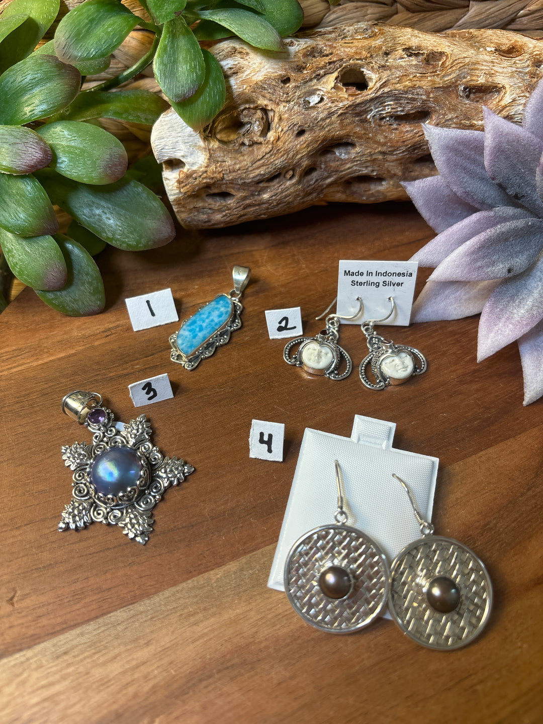 RESERVED FOR: Pat O’Leary 7/31/24- 4 Sterling Silver Items