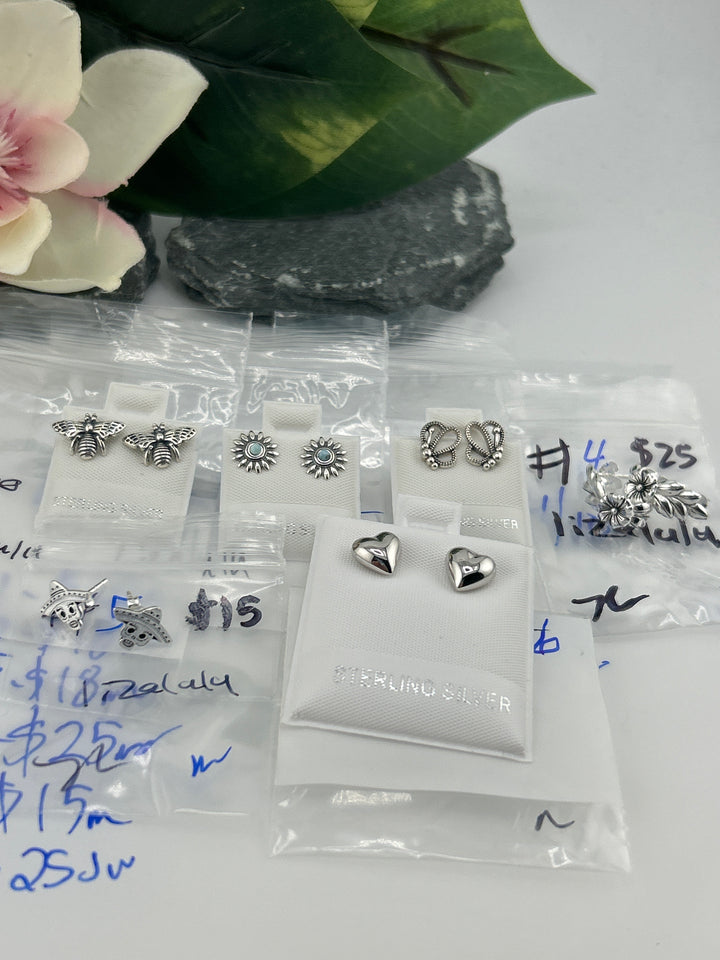RESERVED FOR: Lizalulu - 4/10/2025 tiktok Live Show -6 Sterling Silver Items