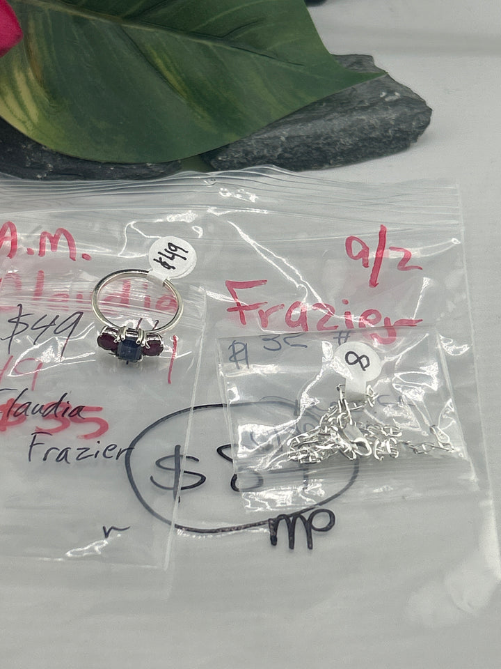 AM SHOW 48HR - RESERVED FOR: claudia Frazier - 9/2/2025 FL tiktok Live Show -  Sterling Silver Items