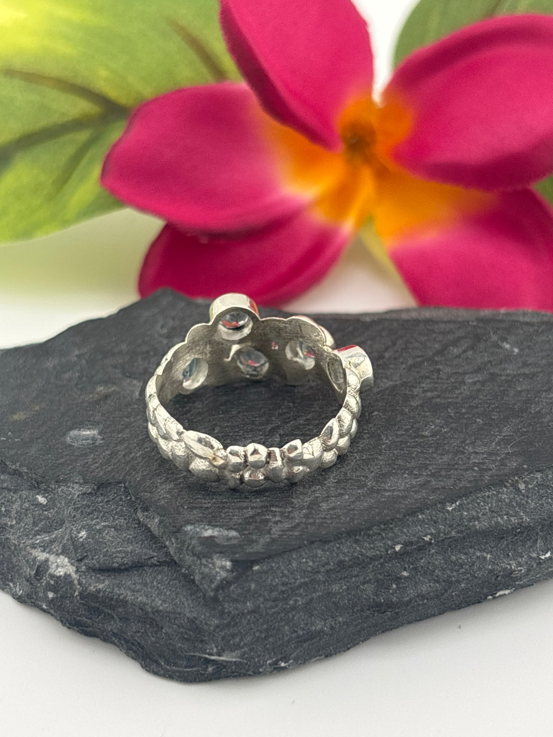 Topaz and 925 Sterling Silver Ring Size 9.25