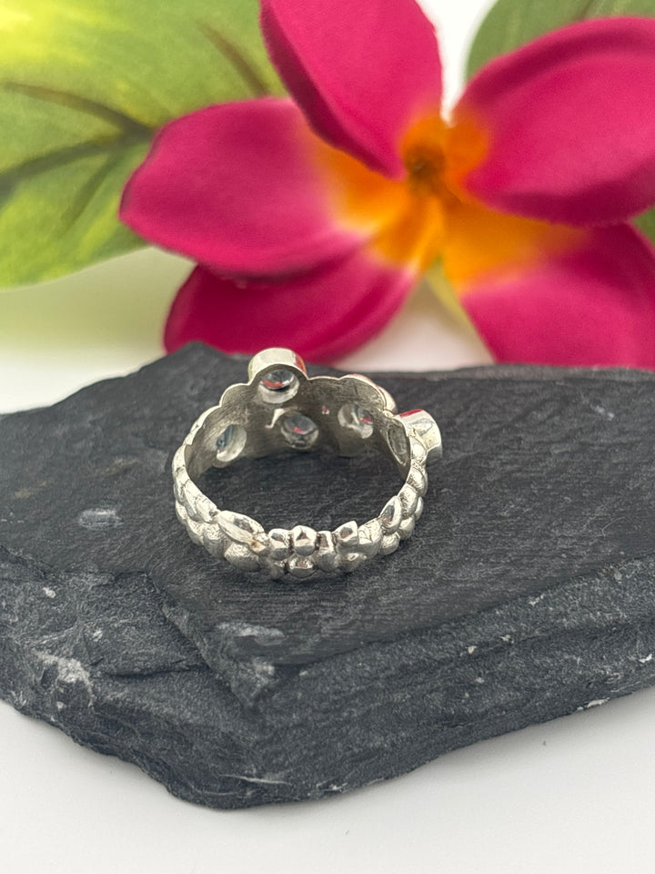 Topaz and 925 Sterling Silver Ring Size 9.25