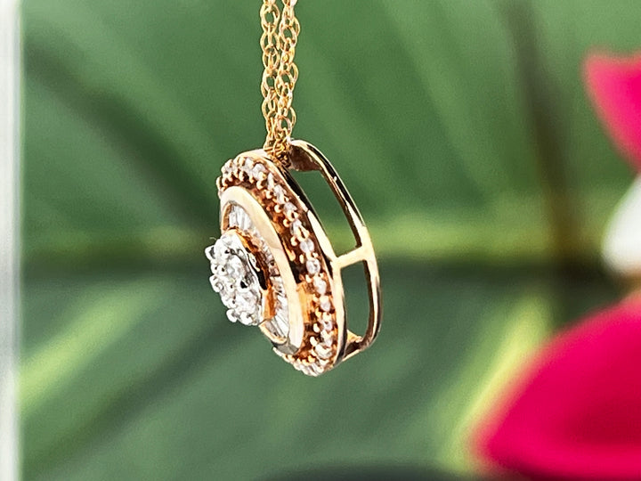 10K Gold and Diamond Necklace