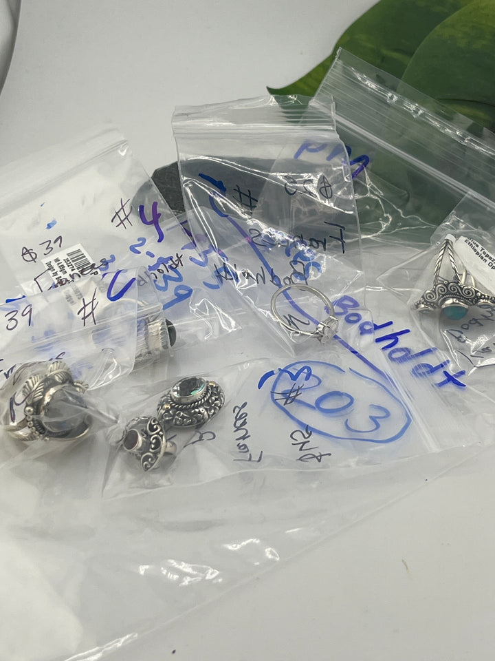 PM SHOW 48HR - RESERVED FOR:  Frances Bodholdt - 7/25/2025 FL tiktok Live Show - 5 Sterling Silver Items