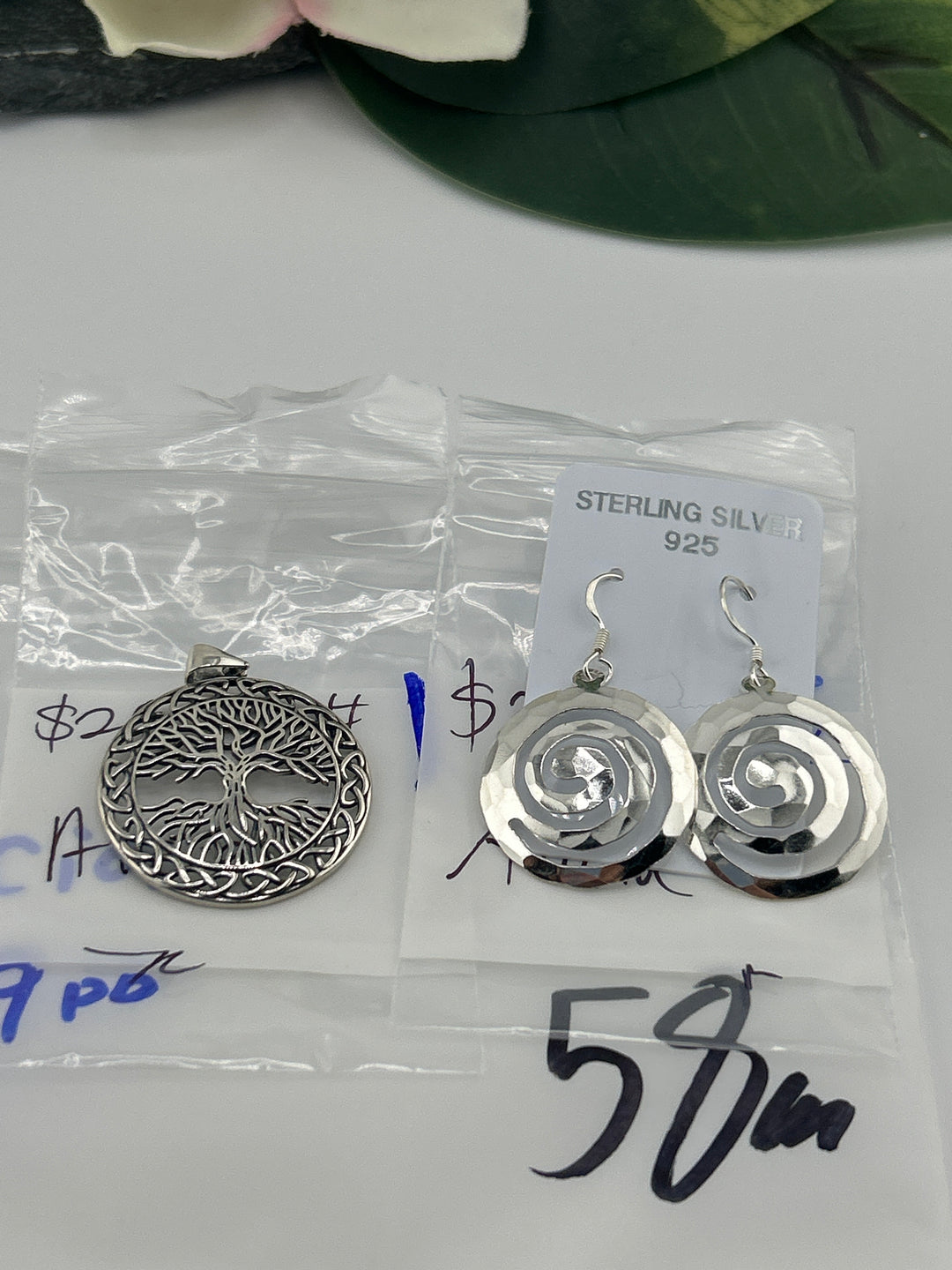 RESERVED FOR: Alicia - 4/25/2025 tiktok Live Show - 2 Sterling Silver Items
