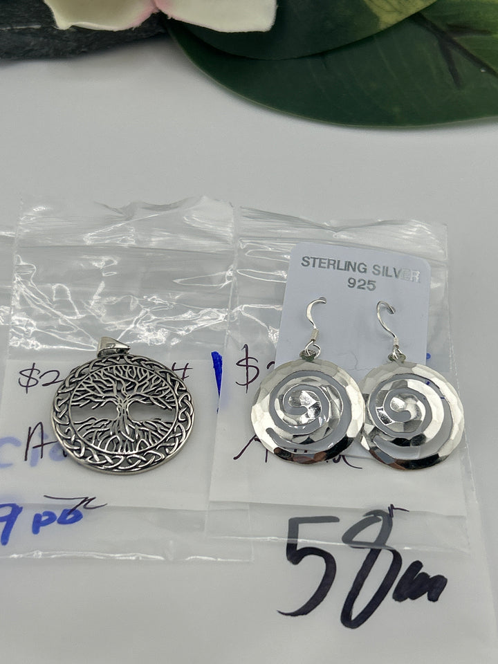 RESERVED FOR: Alicia - 4/25/2025 tiktok Live Show - 2 Sterling Silver Items
