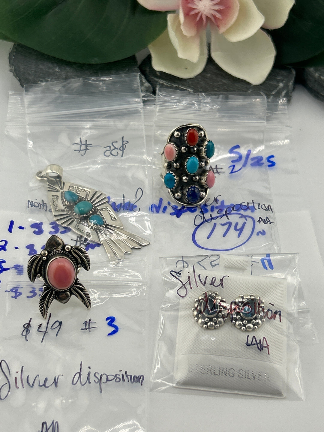 RESERVED FOR:  Silverdisposition- 5/25/2025 tiktok Live Show - 4 Sterling Silver Items