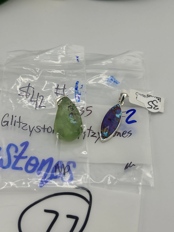 RESERVED FOR: Glitzystones - 4/30/2025 tiktok Live Show - 2 Sterling Silver Items