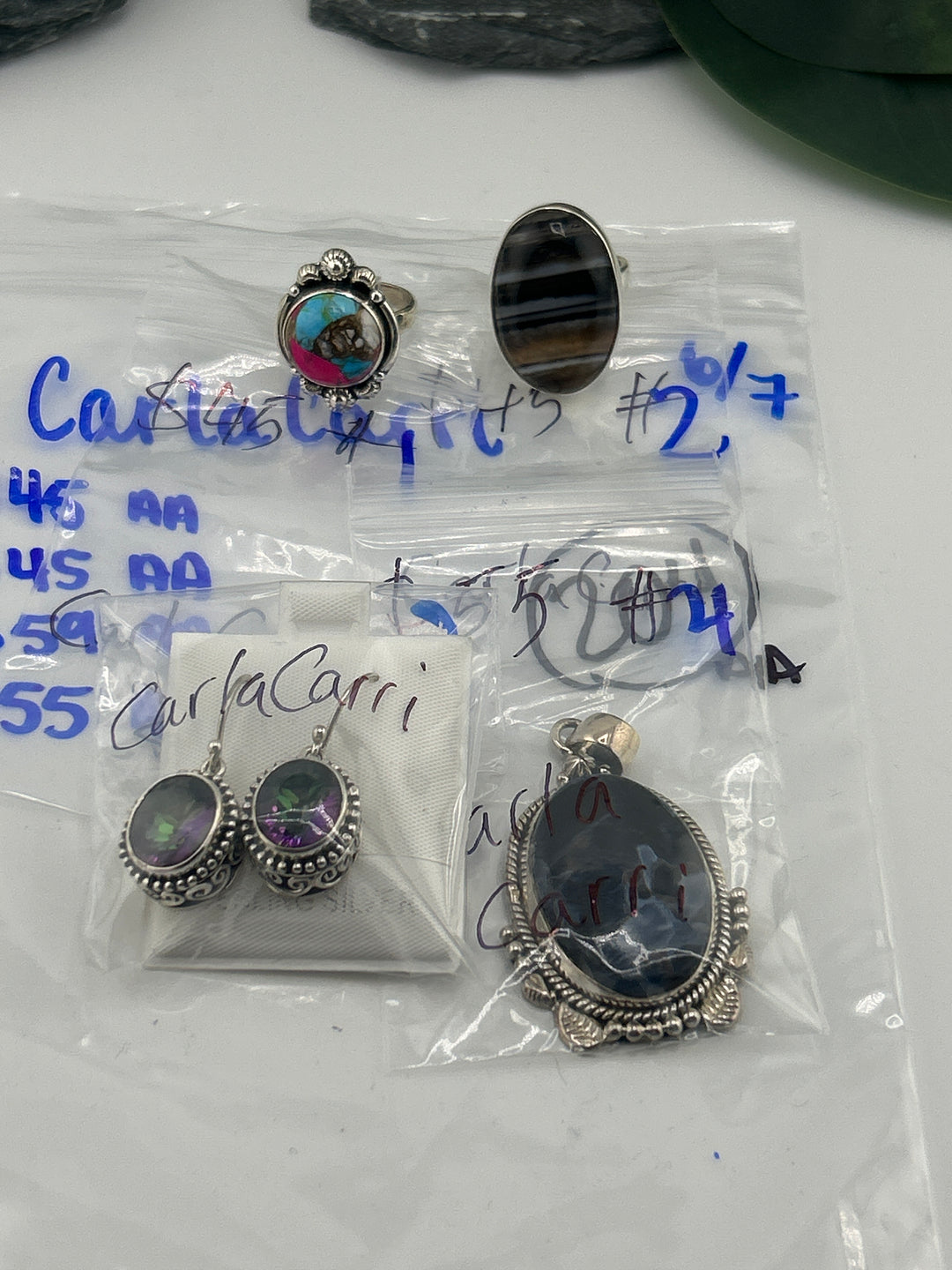 RESERVED FOR: CarlaCarri - 6/7/2025 FL tiktok Live Show - 4 Sterling Silver Items