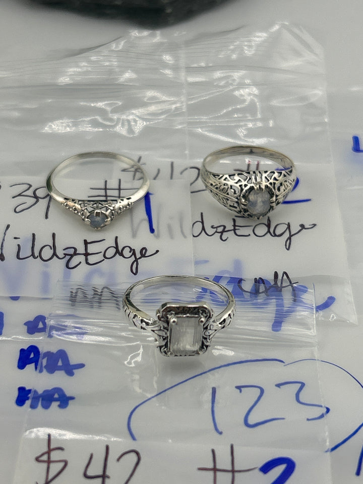RESERVED FOR: WildzEdge - 4/12/2025 tiktok Live Show - 3 Sterling Silver Items