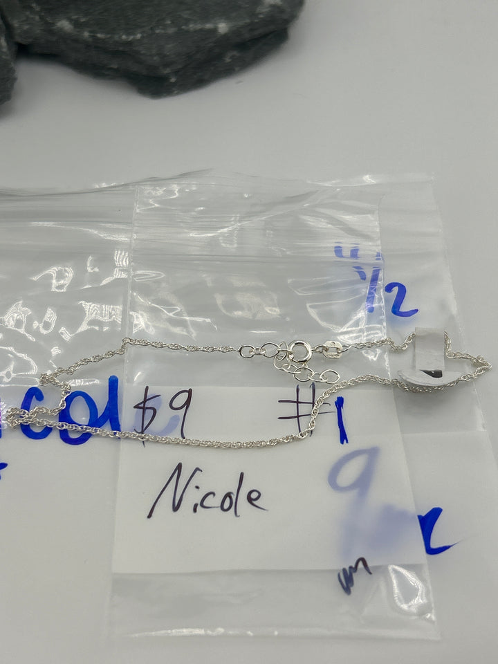 RESERVED FOR: Nicole- 4/2/2025 Tiktok Live Show - 1 Sterling Silver Items