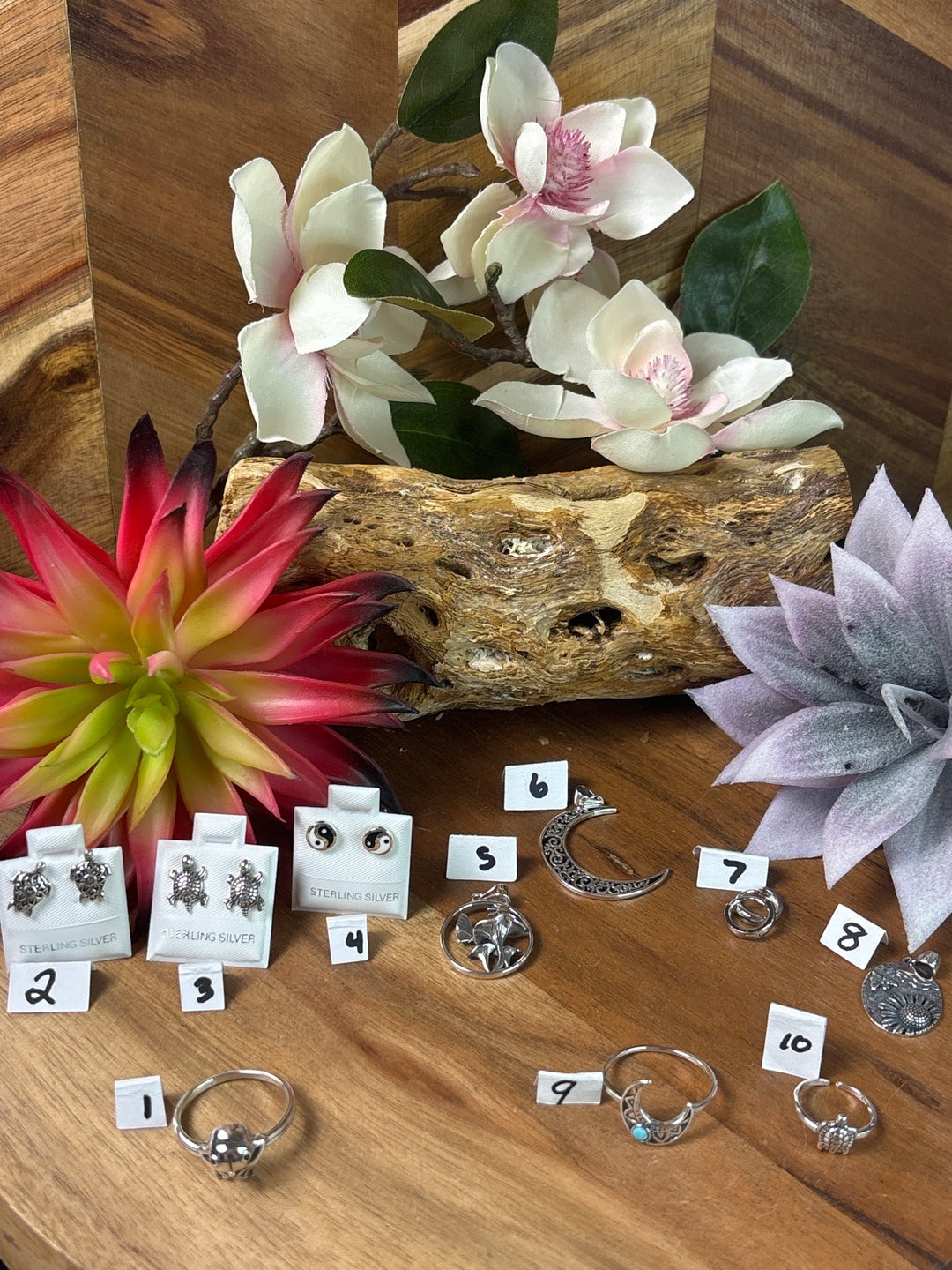 RESERVED FOR: Maria Arana 7/25/24- 10 Sterling Silver Items