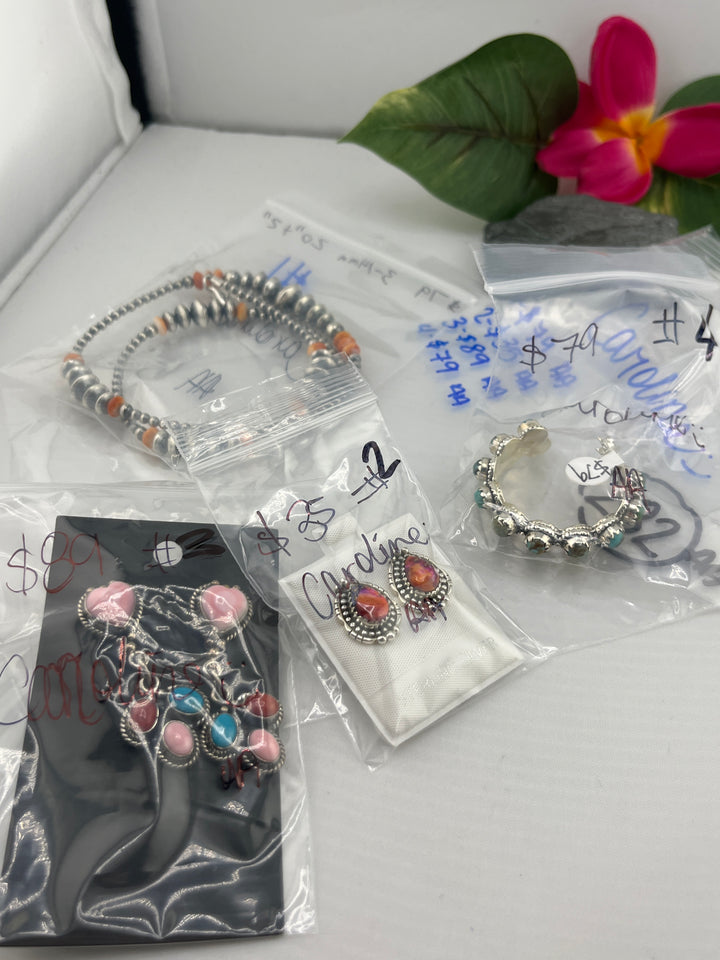 PM SHOW 48HR - RESERVED FOR: Caroline :) - 7/22/2025 FL tiktok Live Show - 4 Sterling Silver Items