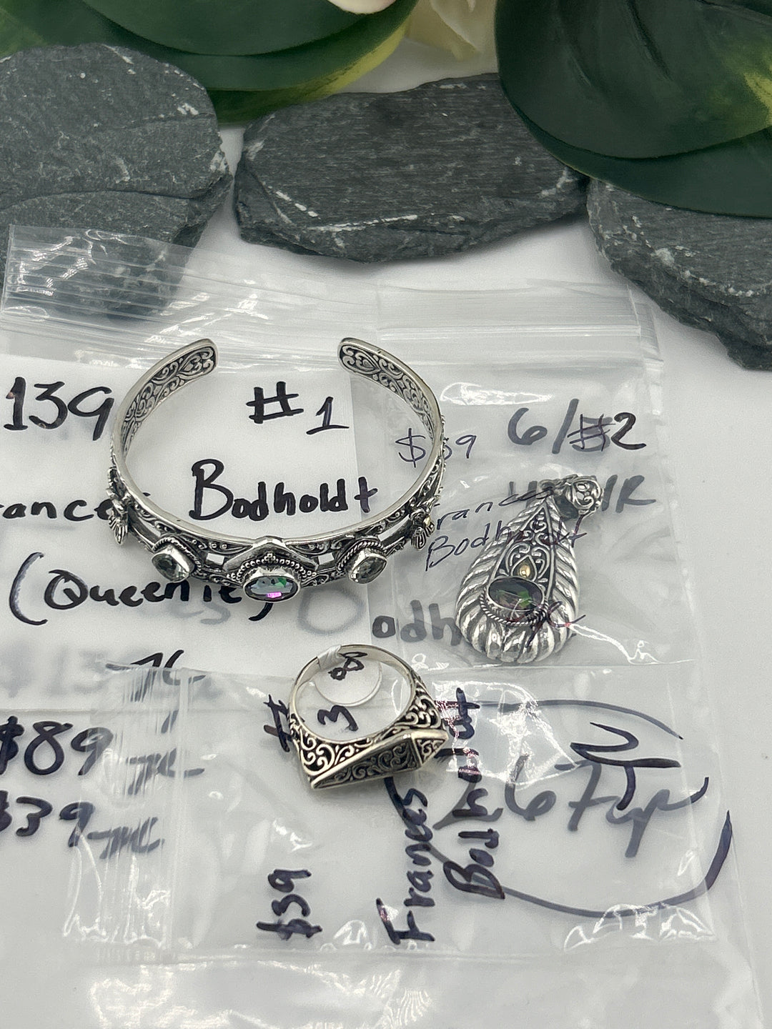 RESERVED FOR: Frances Bodholdt - 6/3/2025 tiktok A.M Live Show - 3 Sterling Silver Items