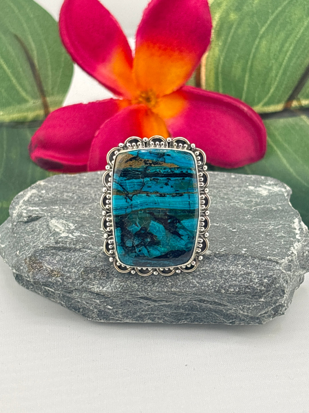Opalized Wood Ring Size 11.25