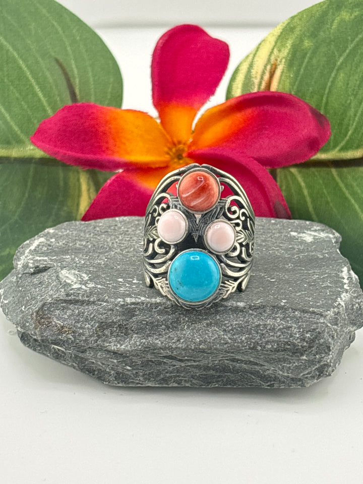 Cluster Shield Ring Size 10