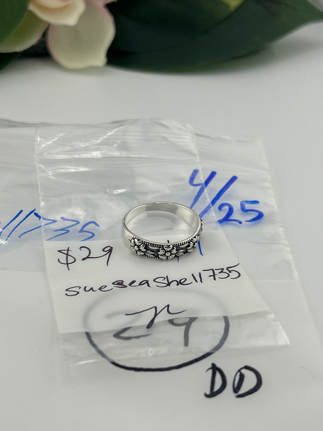 RESERVED FOR: sueseashell735 - 4/25/2025 tiktok Live Show - 1 Sterling Silver Items