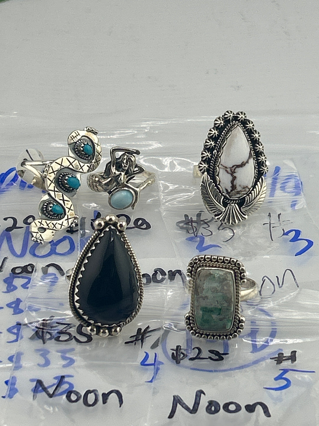 PM SHOW 48HR - RESERVED FOR: Noon - 10/9/2025 FL tiktok Live Show - 5 Sterling Silver Items
