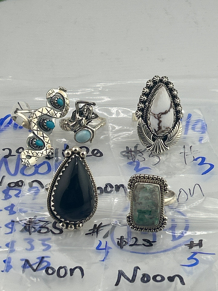 PM SHOW 48HR - RESERVED FOR: Noon - 10/9/2025 FL tiktok Live Show - 5 Sterling Silver Items