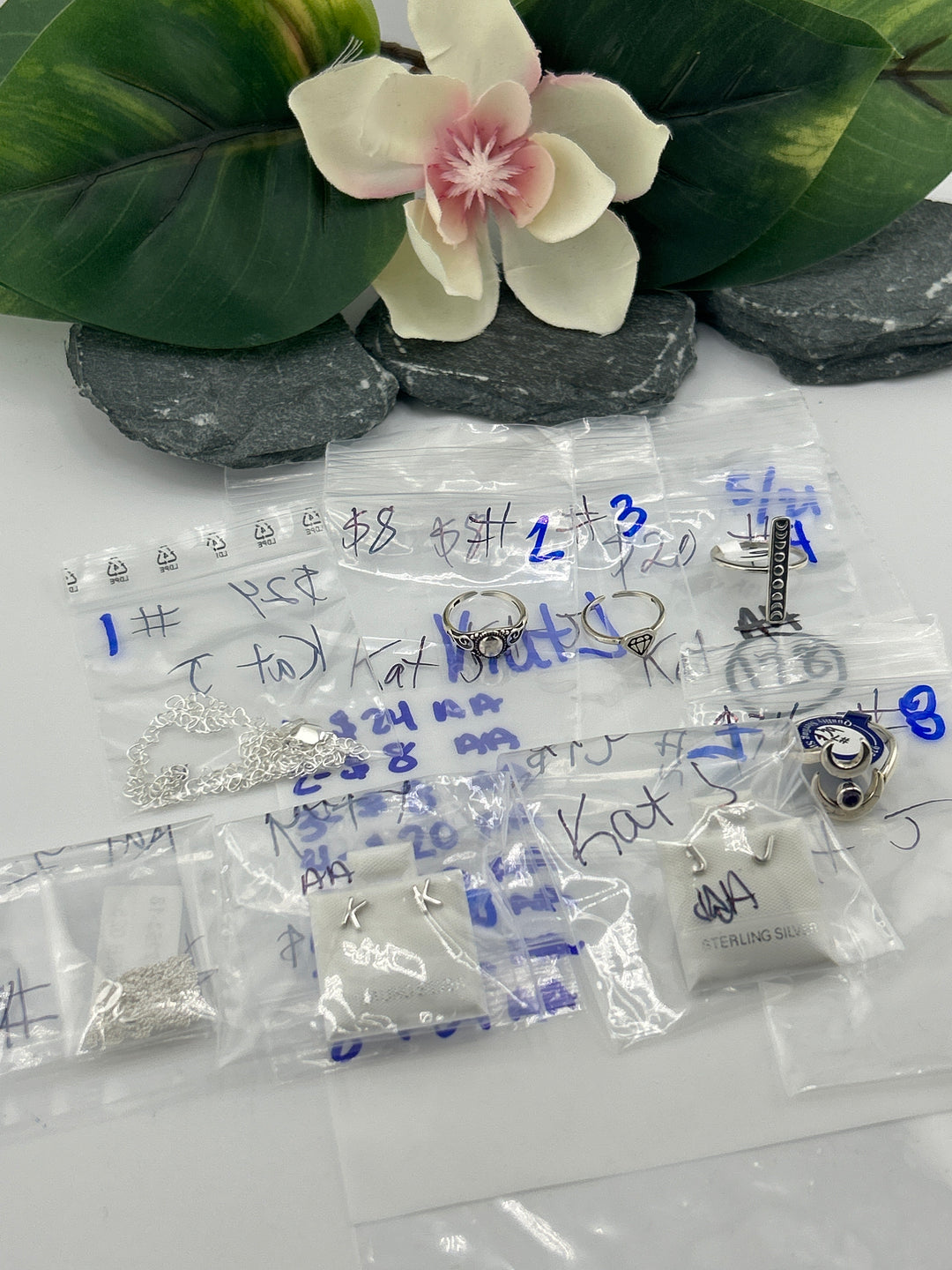 RESERVED FOR: Kat J- 5/21/2025 tiktok Live Show - 8 Sterling Silver Items