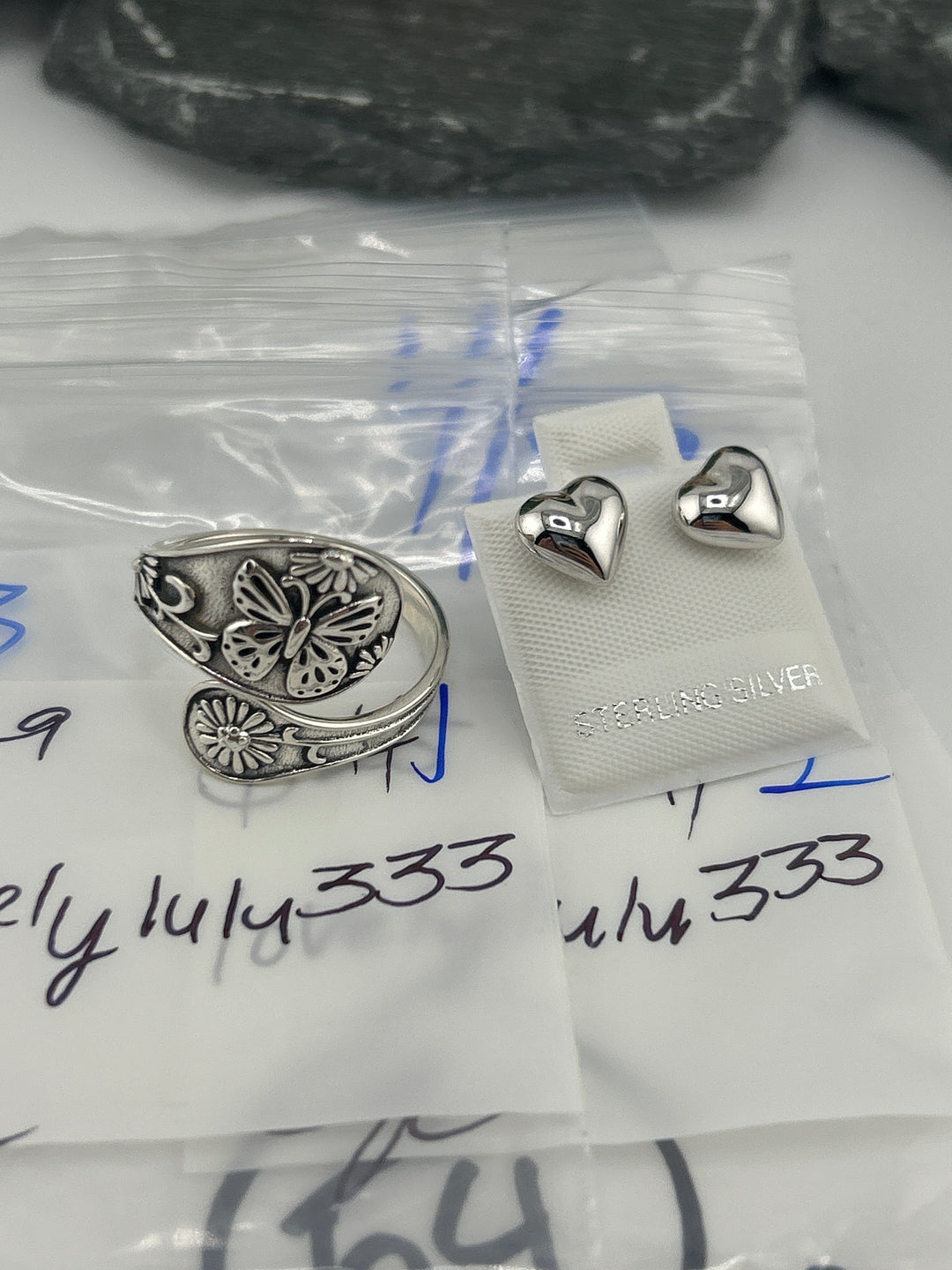 RESERVED FOR: lovelylulu333 - 4/25/2025 tiktok Live Show - 2 Sterling Silver Items