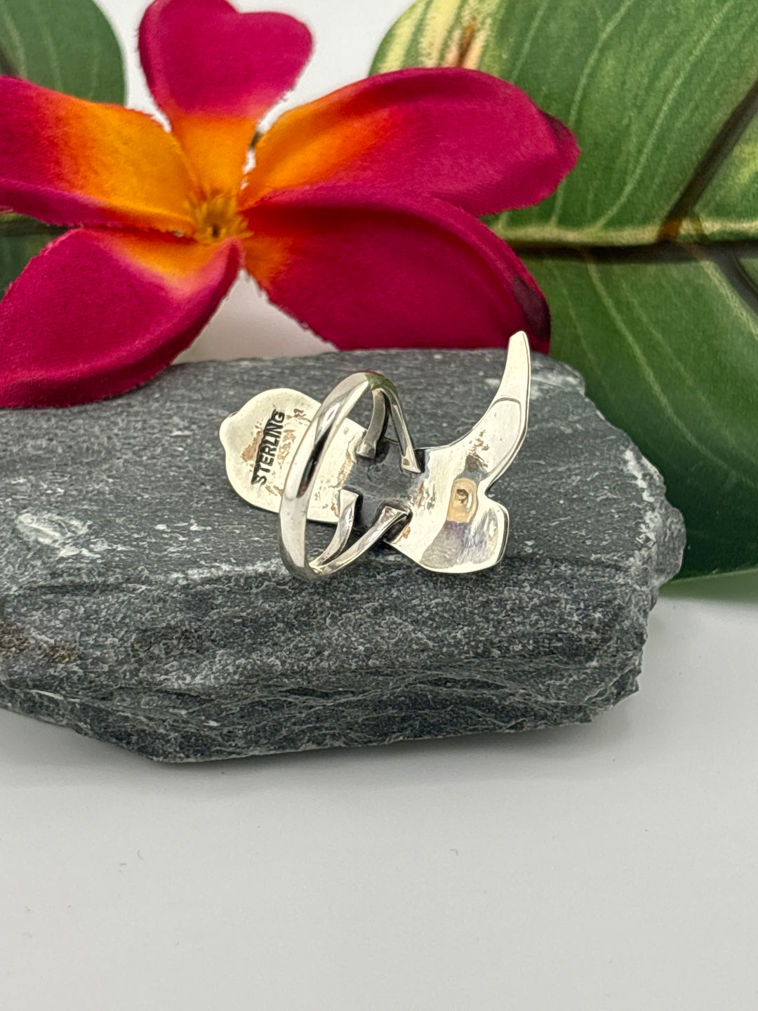 Turquoise Cowboy Boot Ring Size 7.25