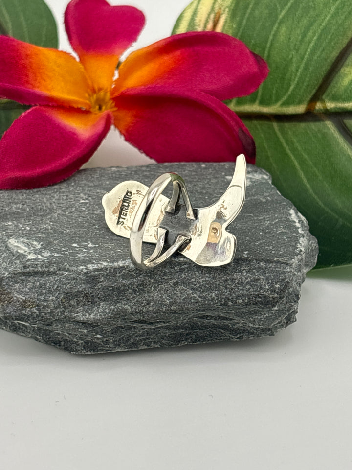 Turquoise Cowboy Boot Ring Size 7.25