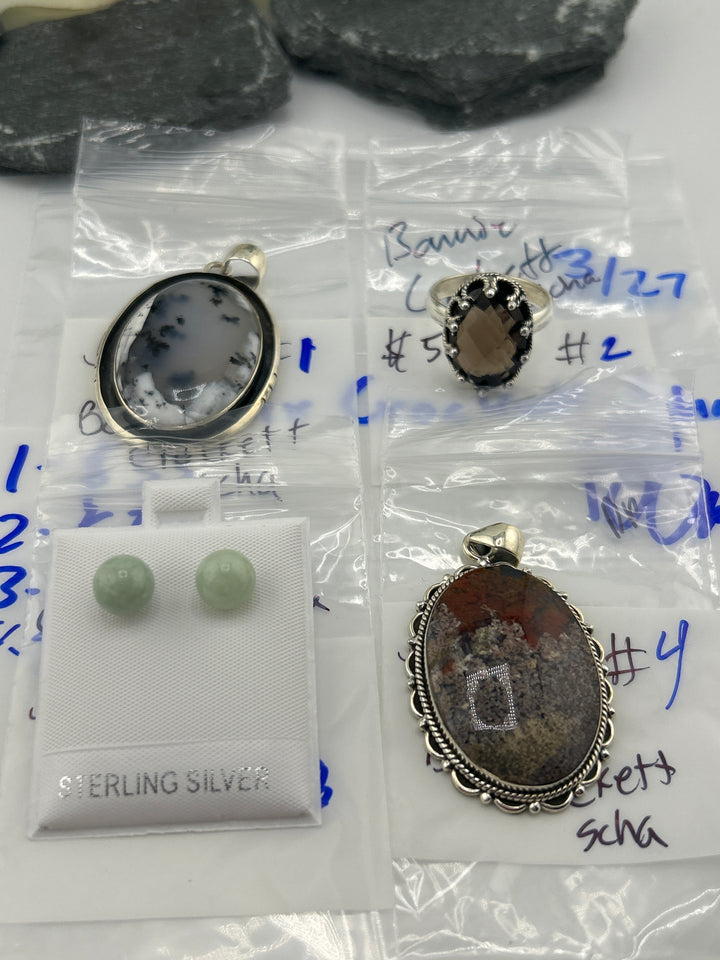 RESERVED FOR: Bonnie Crockett Scha - 3/27/2025 tiktok Live Show - 4 Sterling Silver Items
