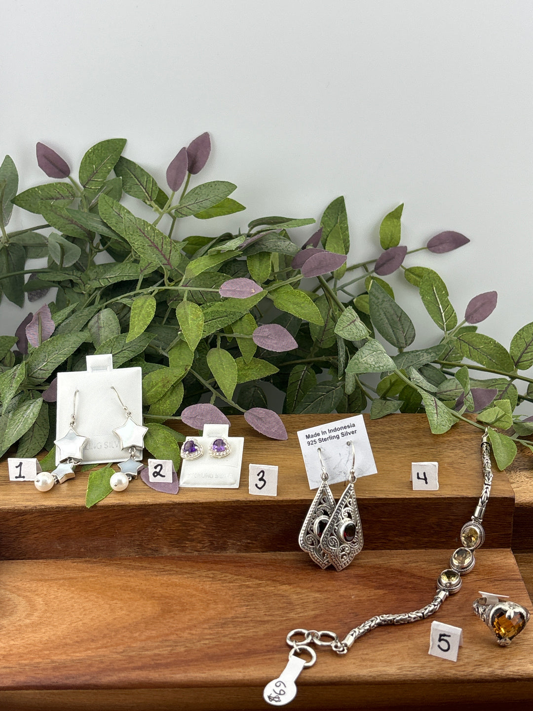 RESERVED FOR: Lizalulu 9/20/2024 - 5 Sterling Silver Items