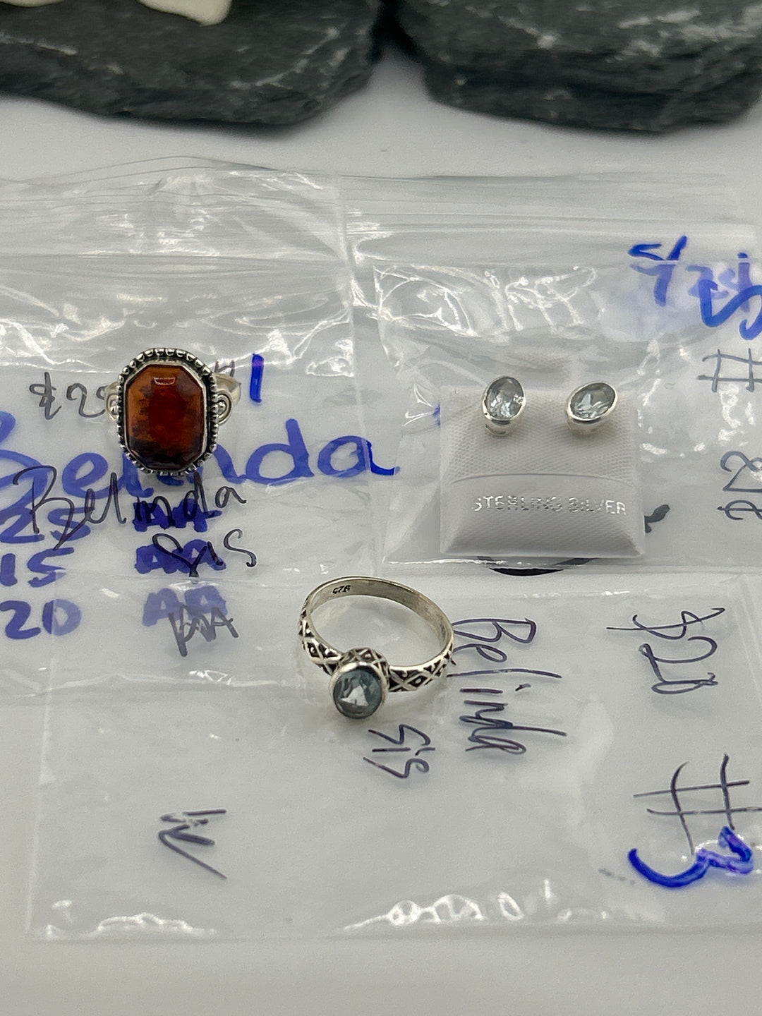 RESERVED FOR: Belinda Sis- 5/24/2025 tiktok Live Show - 3 Sterling Silver Items