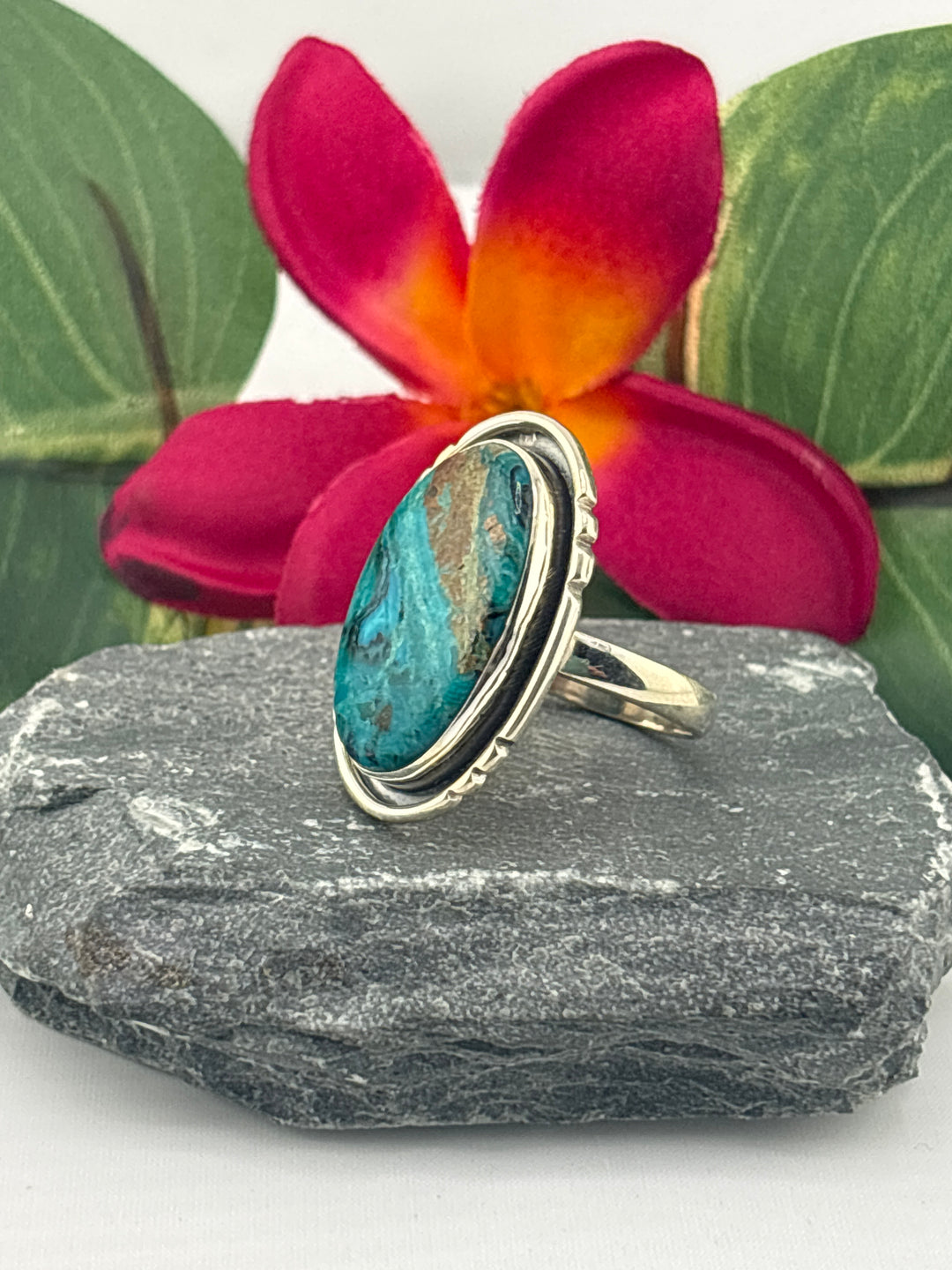 Opalized Wood Ring Size 11