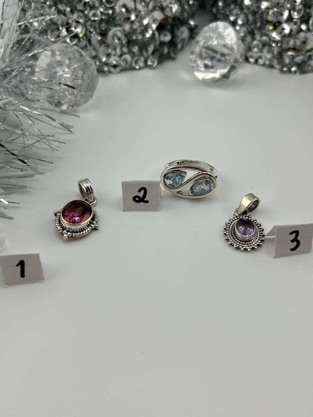 RESERVED FOR:  Edna Gonzalez -11/27/2024 -3 Sterling Silver Items