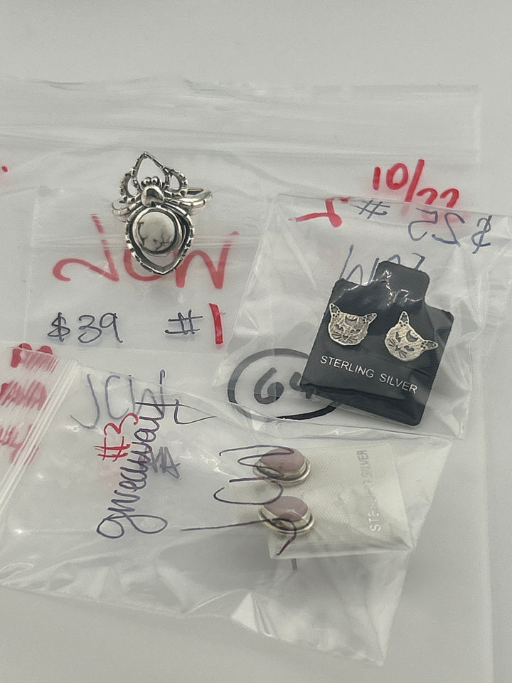 AM SHOW 48HR RESERVED FOR:  JCW - 10/22/2025 FL tiktok Live Show - 3  Sterling Silver Items