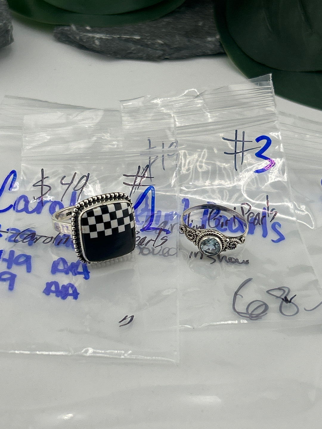 RESERVED FOR: CarolinaGirlPearls - 6/11/2025 tiktok Reservation Live Show - 2 Sterling Silver Items
