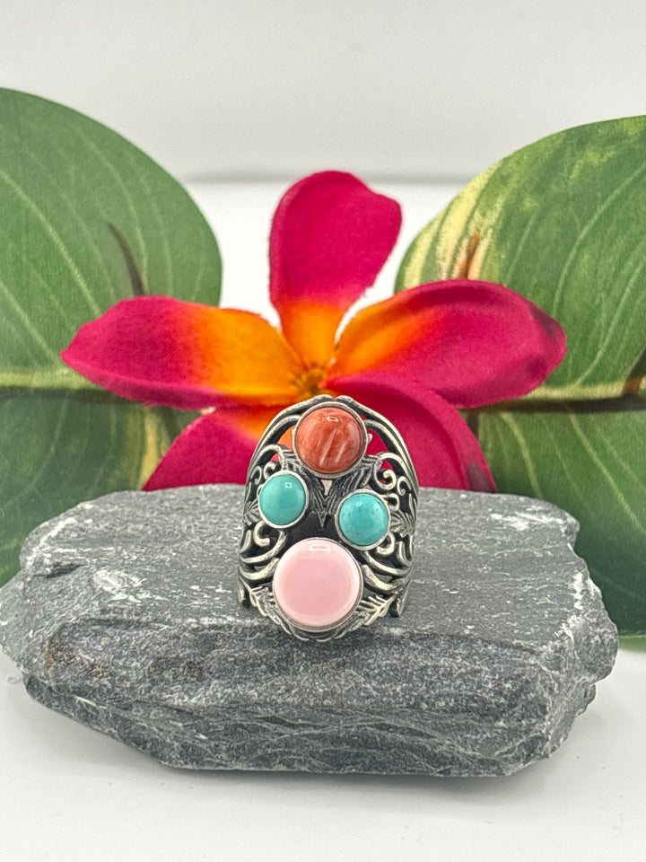 Cluster Shield Ring Size 8