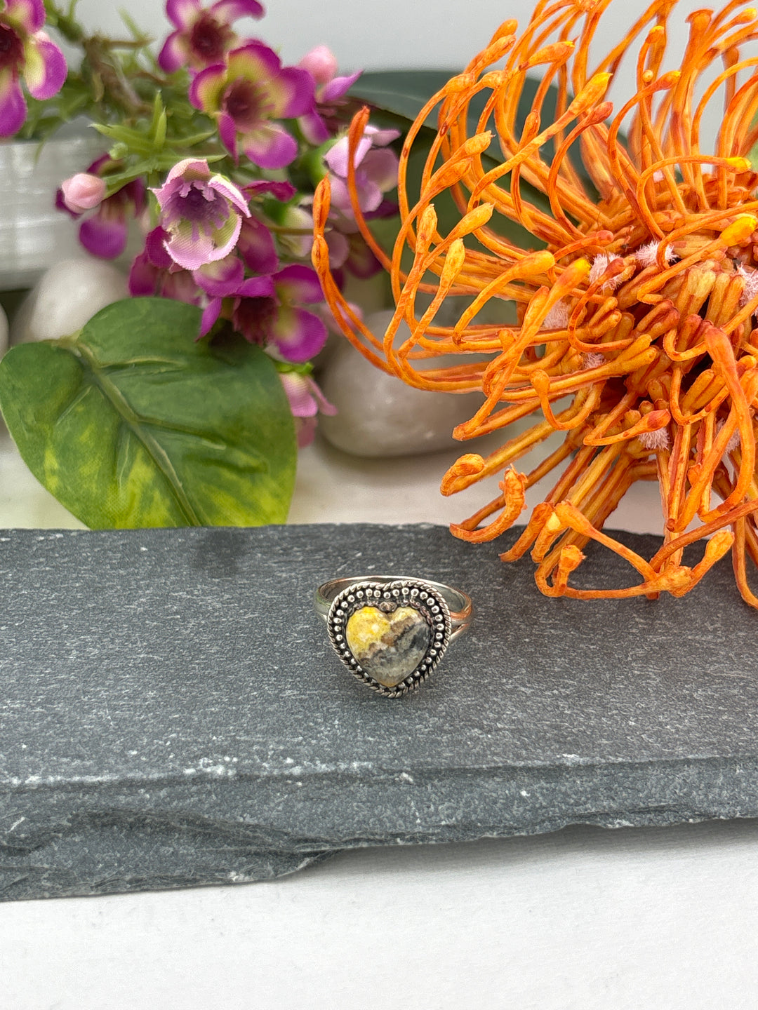 Bumblebee Jasper Ring