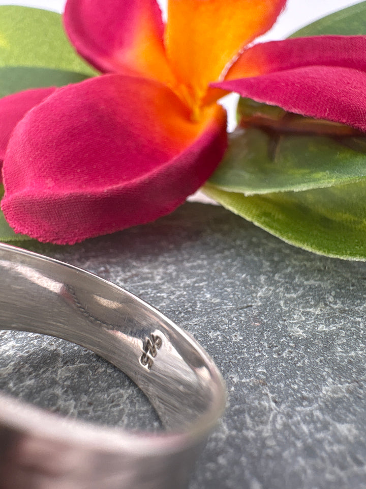 Aqua Chalcedony Bypass Ring