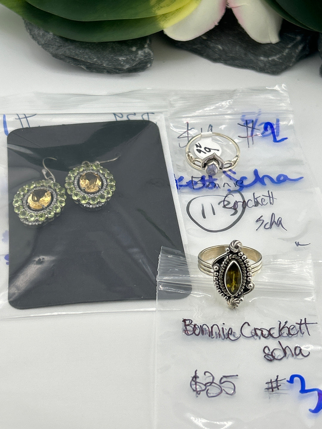 RESERVED FOR: Bonnie Crockett Scha- 5/24/2025 tiktok Live Show -3 Sterling Silver Items