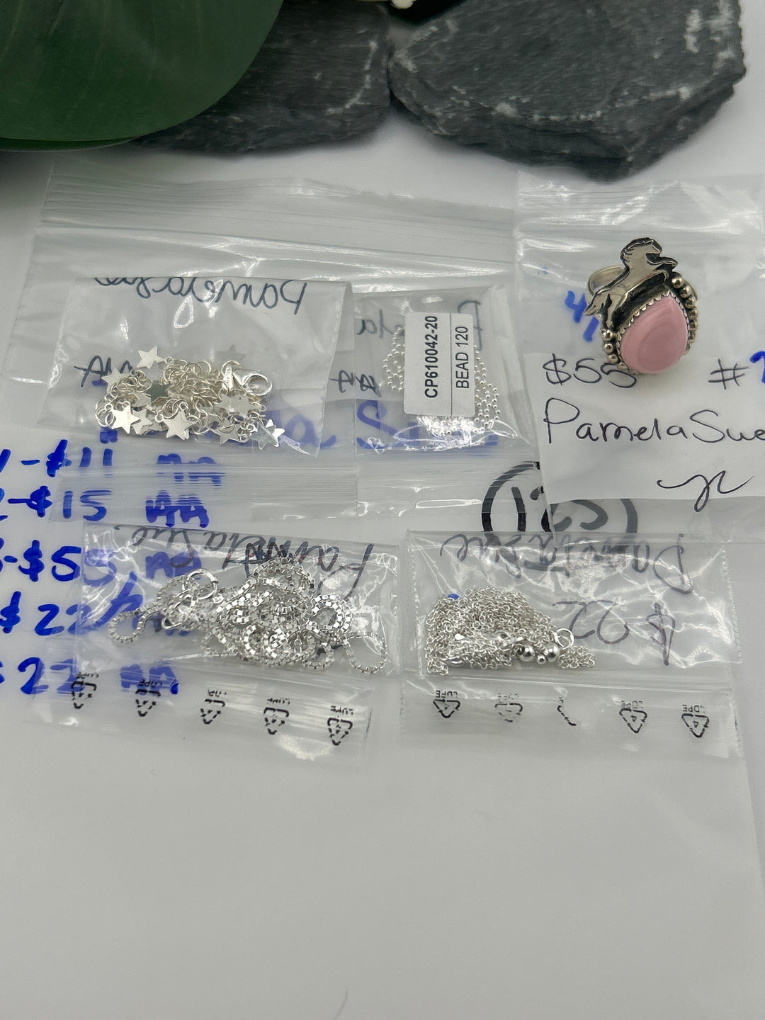 RESERVED FOR: PamelaSue  - 4/14/2025 tiktok Live Show - 5 Sterling Silver Items