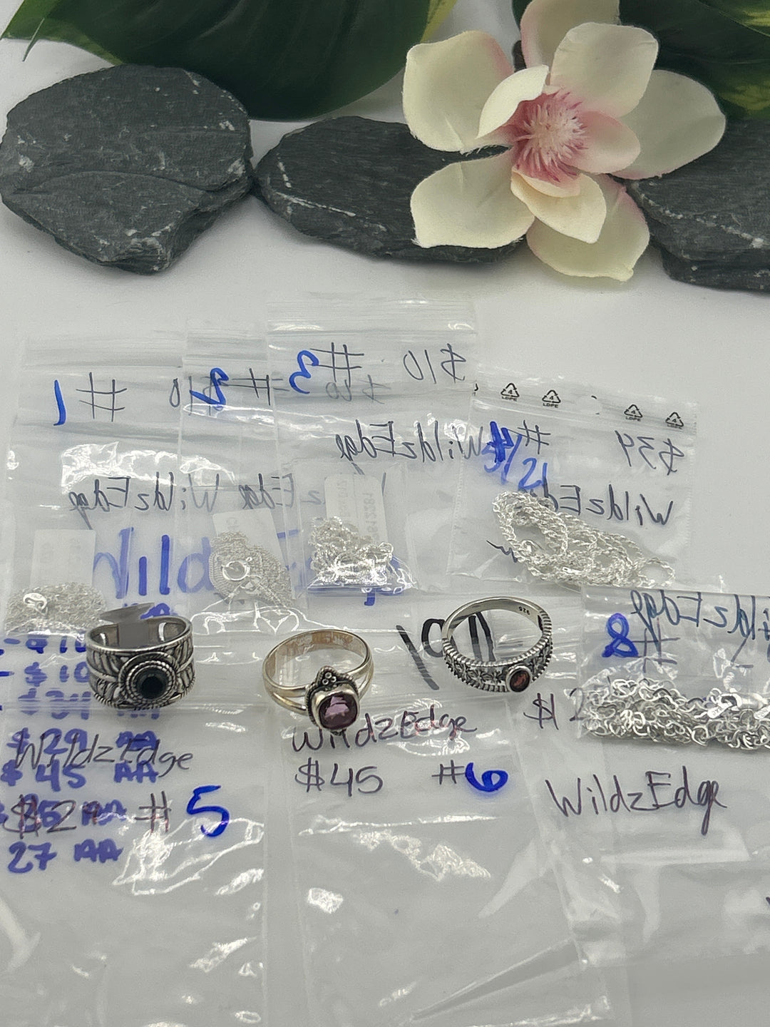 RESERVED FOR: WildzEdge- 5/21/2025 tiktok Live Show - 8 Sterling Silver Items