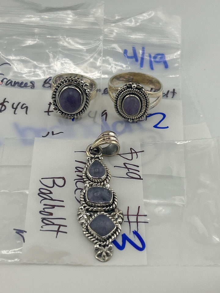 RESERVED FOR: Frances Bodholdt- 4/19/2025 tiktok Live Show -3  Sterling Silver Items