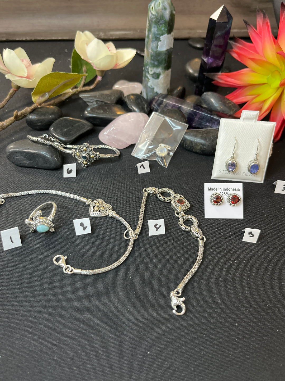 RESERVED FOR: Rose - 7 Sterling Silver Items