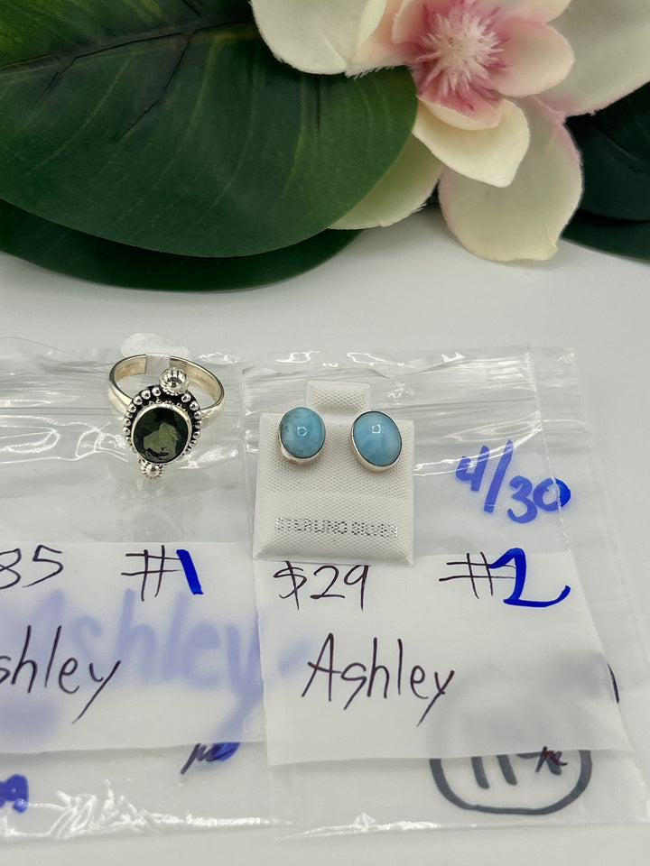 RESERVED FOR: Ashley - 4/30/2025 tiktok Live Show - 2 Sterling Silver Items