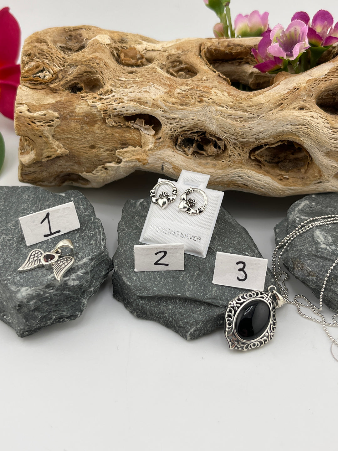 RESERVED FOR:   Jessica roca73-12/12/2024 - 3 Sterling Silver Items