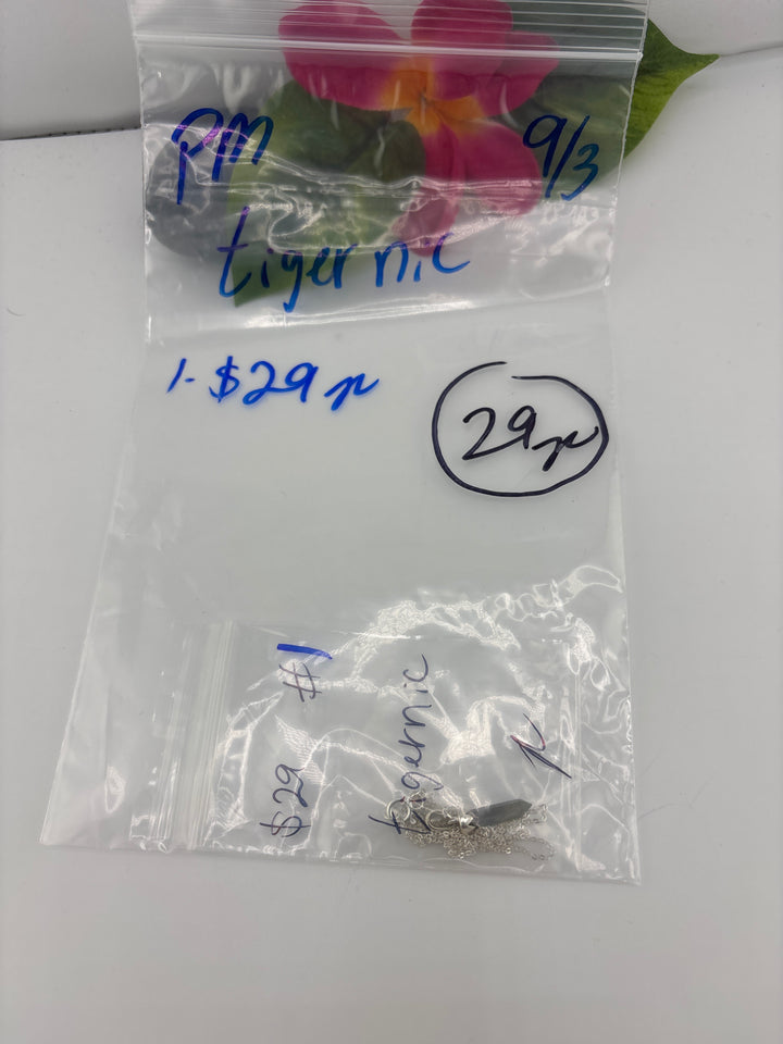 PM SHOW 48HR - RESERVED FOR: tigernic - 9/03/2025 FL tiktok Live Show - 1 Sterling Silver Items
