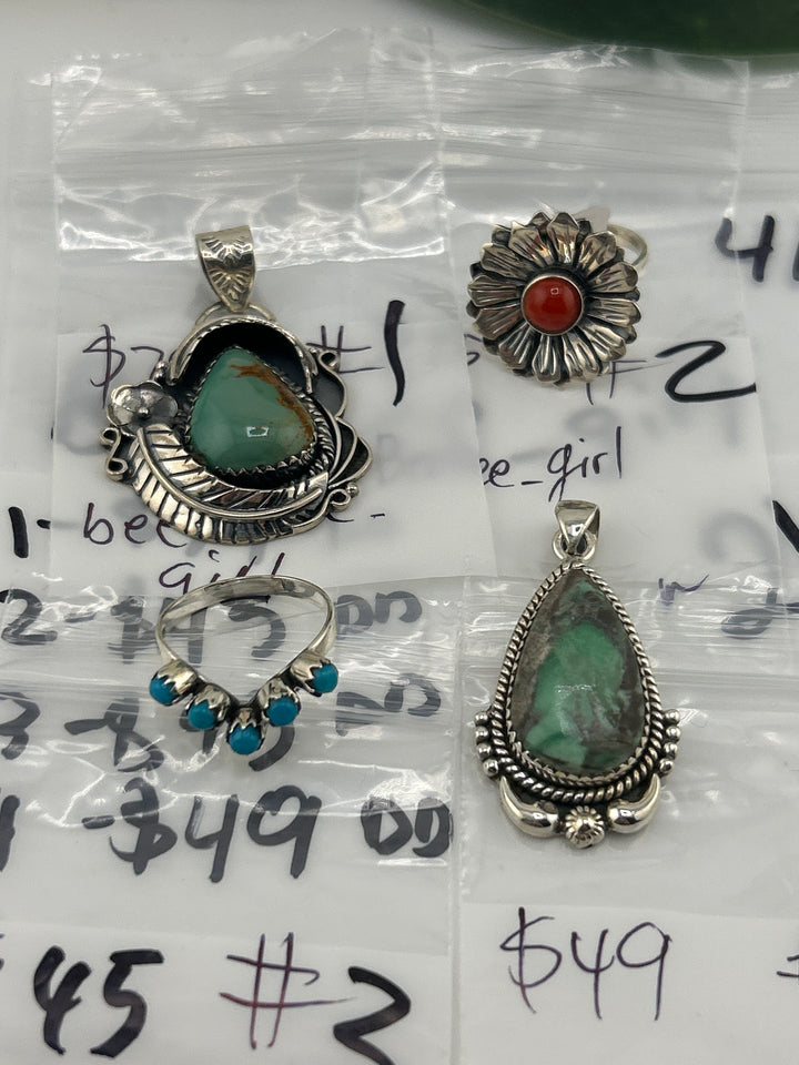 RESERVED FOR: Bee_Bee_girl 4/4/2025 Friday App show Live Show - 4 Sterling Silver Items