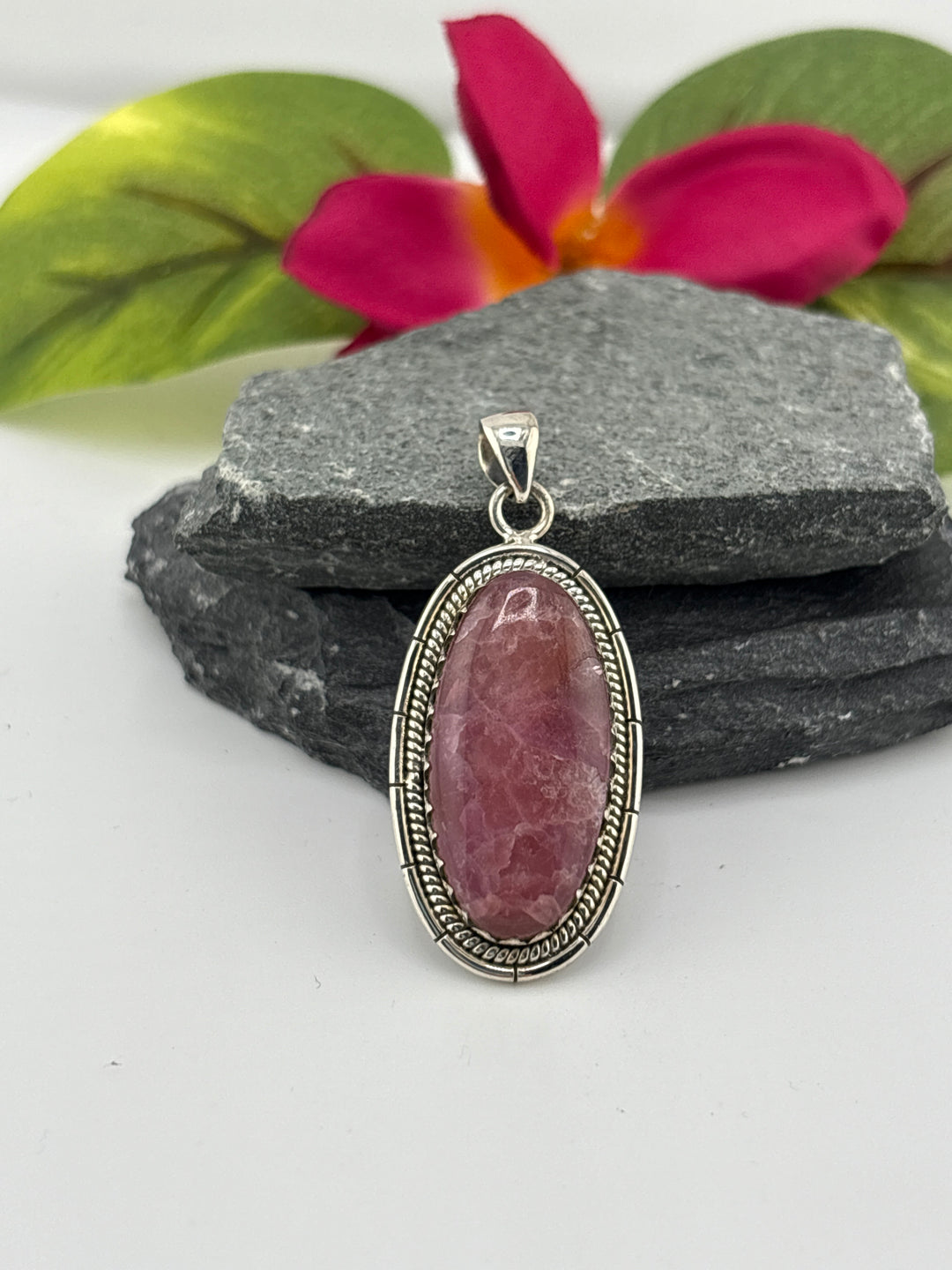 Cobalt Calcite Pendant