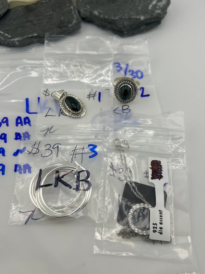 RESERVED FOR: LKB- 3/30/2025 tiktok Live Show -4  Sterling Silver Items