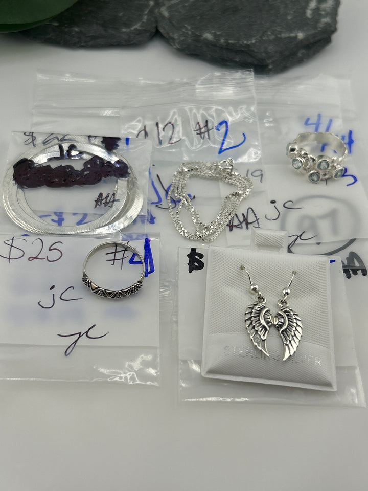 RESERVED FOR: Jc - 4/14/2025 tiktok Live Show - 5 Sterling Silver Items
