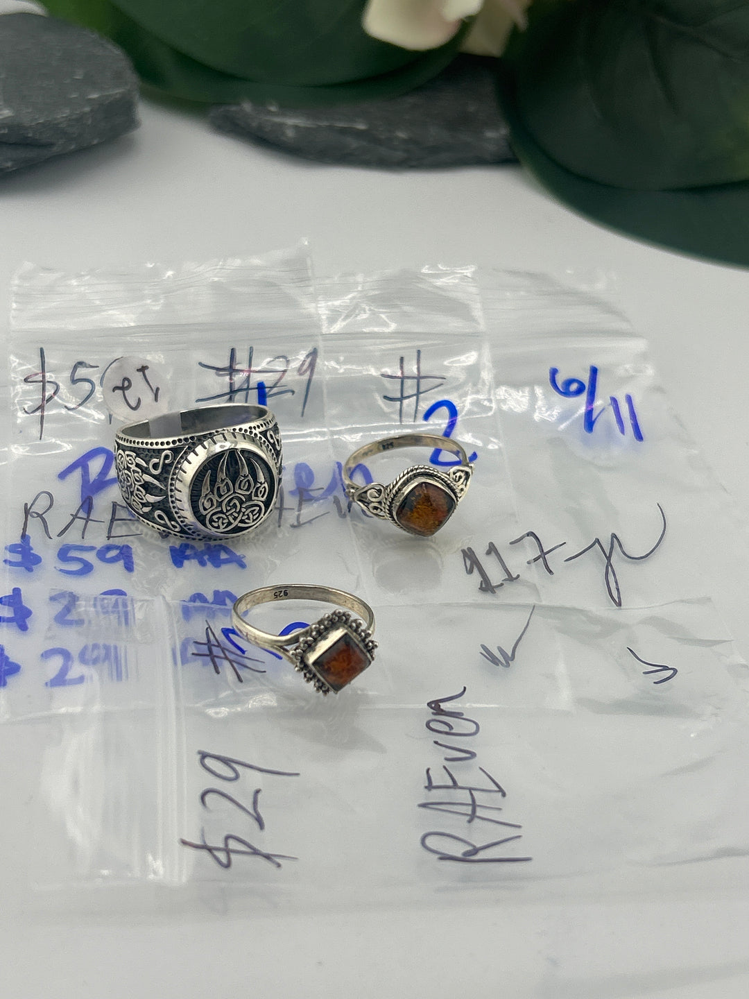 RESERVED FOR: RAEven - 6/11/2025 tiktok Reservation Live Show - 3 Sterling Silver Items